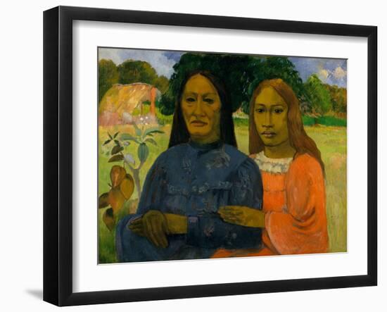 Two Women, 1901 or 1902-Paul Gauguin-Framed Giclee Print