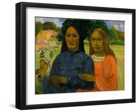 Two Women, 1901 or 1902-Paul Gauguin-Framed Giclee Print