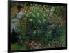 Two Women among the Flowers, 1875-Claude Monet-Framed Giclee Print