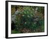 Two Women among the Flowers, 1875-Claude Monet-Framed Giclee Print