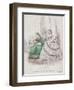 Two Women and a Child Wearing the Latest Fashions, 1861-Jules David-Framed Giclee Print