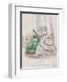 Two Women and a Child Wearing the Latest Fashions, 1861-Jules David-Framed Giclee Print