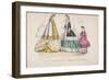 Two Women and a Child Wearing the Latest Fashions, 1864-Rigolet Rigolet-Framed Giclee Print