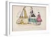 Two Women and a Child Wearing the Latest Fashions, 1864-Rigolet Rigolet-Framed Giclee Print