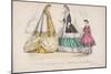 Two Women and a Child Wearing the Latest Fashions, 1864-Rigolet Rigolet-Mounted Giclee Print