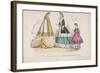 Two Women and a Child Wearing the Latest Fashions, 1864-Rigolet Rigolet-Framed Giclee Print