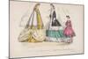 Two Women and a Child Wearing the Latest Fashions, 1864-Rigolet Rigolet-Mounted Giclee Print