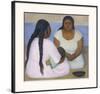 Two Women and a Child-Diego Rivera-Framed Art Print