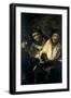Two Women and a Man, 1820-1823-Francisco de Goya y Lucientes-Framed Giclee Print