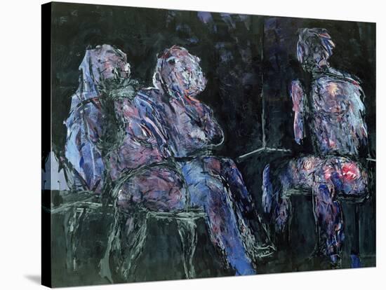 Two Women and a Man, 1986-Stephen Finer-Stretched Canvas