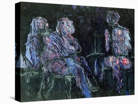 Two Women and a Man, 1986-Stephen Finer-Stretched Canvas