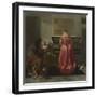 Two Women and a Man Making Music, Ca 1675-Jacob Lucasz Ochtervelt-Framed Giclee Print