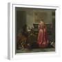 Two Women and a Man Making Music, Ca 1675-Jacob Lucasz Ochtervelt-Framed Giclee Print