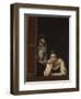 Two Women at a Window, 1655-60-Bartolomé Esteban Murillo-Framed Art Print