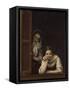 Two Women at a Window, 1655-60-Bartolomé Esteban Murillo-Framed Stretched Canvas