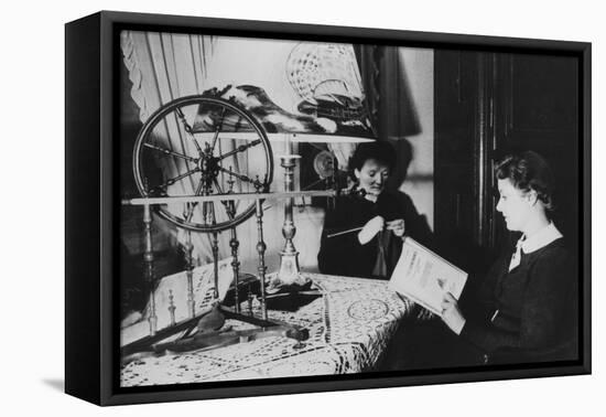 Two Women at Home, France, 1939-null-Framed Stretched Canvas