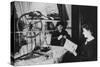 Two Women at Home, France, 1939-null-Stretched Canvas