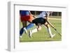 Two Women Battle for Control of Ball during Field Hockey Game-Racheal Grazias-Framed Photographic Print