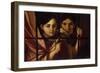 Two Women Behind a Grille, 1645-Bartolomé Estebàn Murillo-Framed Premium Giclee Print