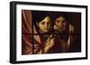 Two Women Behind a Grille, 1645-Bartolomé Estebàn Murillo-Framed Premium Giclee Print