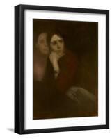 Two Women, C.1895-Eugene Carriere-Framed Giclee Print