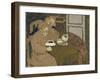 Two Women Drinking Coffee, c.1893-Edouard Vuillard-Framed Giclee Print