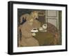 Two Women Drinking Coffee, c.1893-Edouard Vuillard-Framed Giclee Print