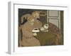 Two Women Drinking Coffee, c.1893-Edouard Vuillard-Framed Giclee Print