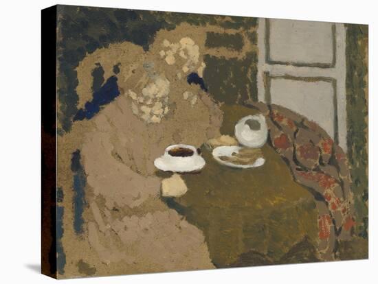 Two Women Drinking Coffee, c.1893-Edouard Vuillard-Stretched Canvas