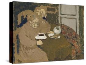 Two Women Drinking Coffee, c.1893-Edouard Vuillard-Stretched Canvas