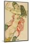 Two Women Embracing-Egon Schiele-Mounted Giclee Print