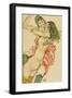 Two Women Embracing-Egon Schiele-Framed Giclee Print