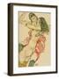 Two Women Embracing-Egon Schiele-Framed Giclee Print