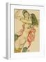 Two Women Embracing-Egon Schiele-Framed Giclee Print