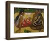 Two Women from Tahiti, 1892-Paul Gauguin-Framed Giclee Print