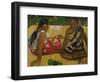 Two Women from Tahiti, 1892-Paul Gauguin-Framed Giclee Print