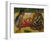 Two Women from Tahiti, 1892-Paul Gauguin-Framed Giclee Print