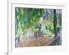 Two Women in a Garden in Summer, C.1923-Henri Lebasque-Framed Giclee Print