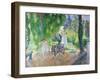 Two Women in a Garden in Summer, C.1923-Henri Lebasque-Framed Giclee Print