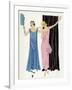 Two Women in Evening Dresses by Paul Poiret-null-Framed Art Print