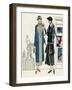 Two Women in Outfits by Bernard and Premet-null-Framed Art Print