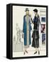 Two Women in Outfits by Bernard and Premet-null-Framed Stretched Canvas