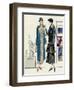 Two Women in Outfits by Bernard and Premet-null-Framed Art Print