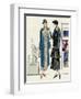 Two Women in Outfits by Bernard and Premet-null-Framed Art Print