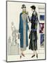 Two Women in Outfits by Bernard and Premet-null-Mounted Art Print