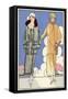 Two Women in Outfits by Martial Et Armand, and Bernard-null-Framed Stretched Canvas