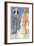 Two Women in Outfits by Martial Et Armand, and Bernard-null-Framed Art Print