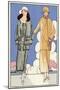 Two Women in Outfits by Martial Et Armand, and Bernard-null-Mounted Art Print