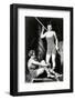 Two Women in swimsuits, vintage photo-French School-Framed Photographic Print