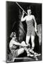 Two Women in swimsuits, vintage photo-French School-Mounted Photographic Print